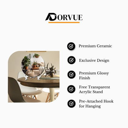 Boho Home Ceramic Decorative Wall Plate