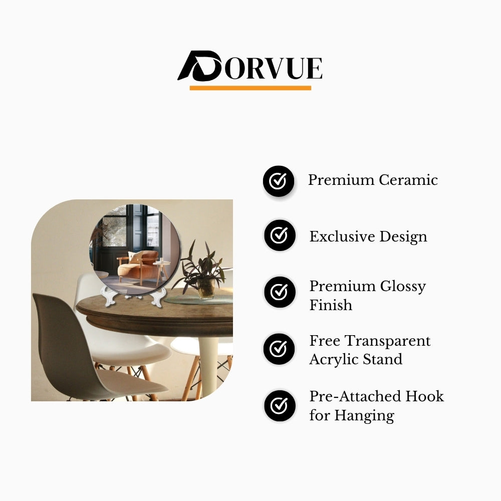 Relaxing Chair Luxury Living Decorative Wall Plate