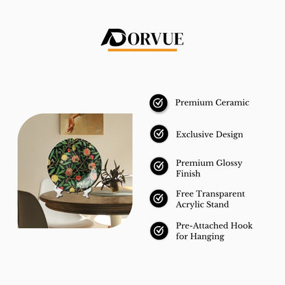 Botanic Orchard Decorative Wall Plate For Home Décor