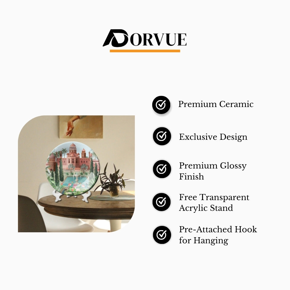 Whispers of Royalty Ceramic Wall Plate