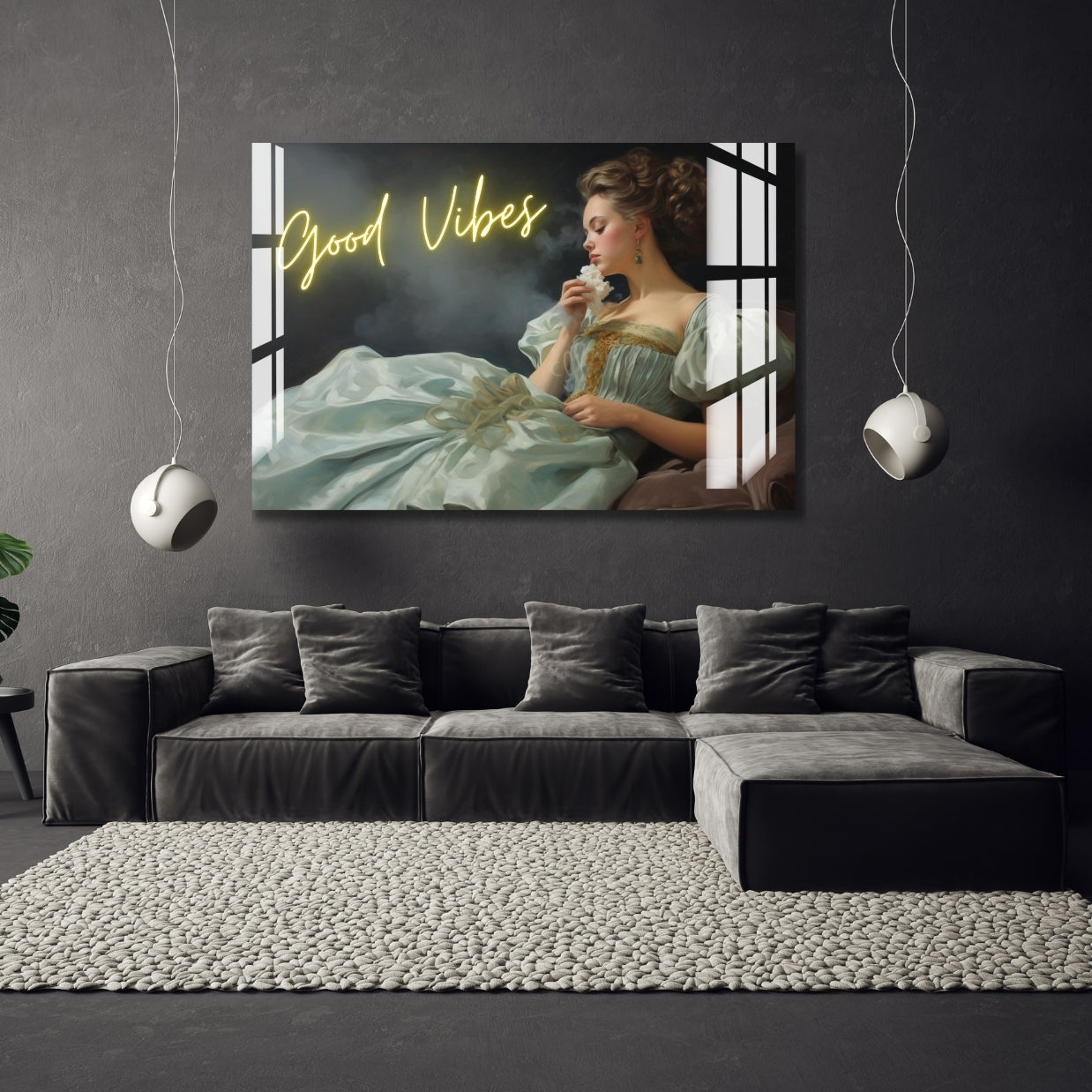 Good Vibes Serenity Metal Print With or Without Frame Wall Art