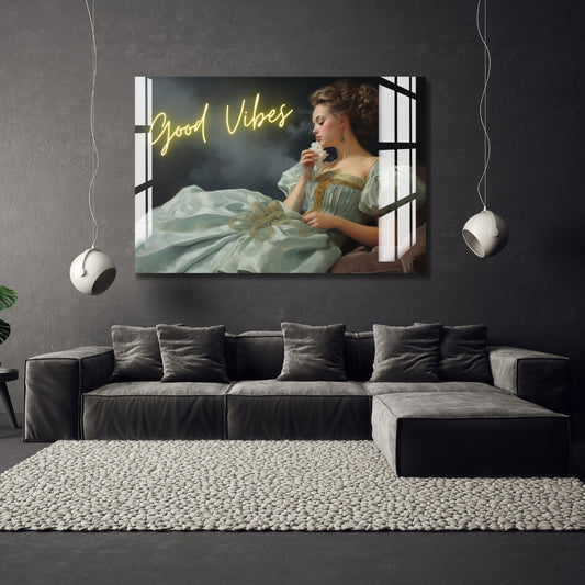 Good Vibes Serenity Metal Print With or Without Frame Wall Art