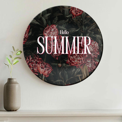Hello Summer Decorative Wall Plate