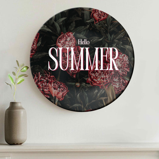 Hello Summer Decorative Wall Plate
