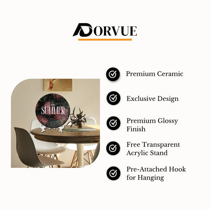 Hello Summer Decorative Wall Plate