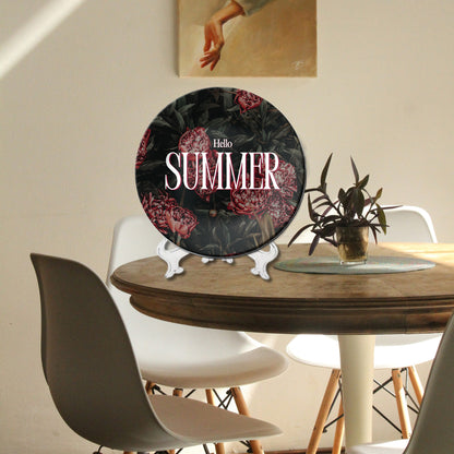 Hello Summer Decorative Wall Plate