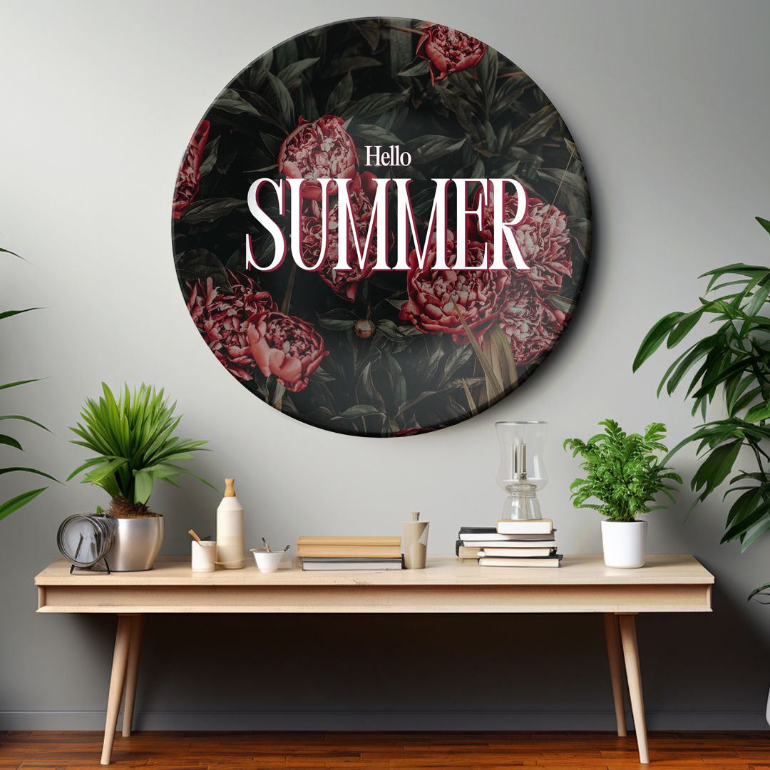 Hello Summer Decorative Wall Plate