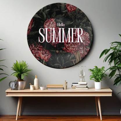 Hello Summer Decorative Wall Plate