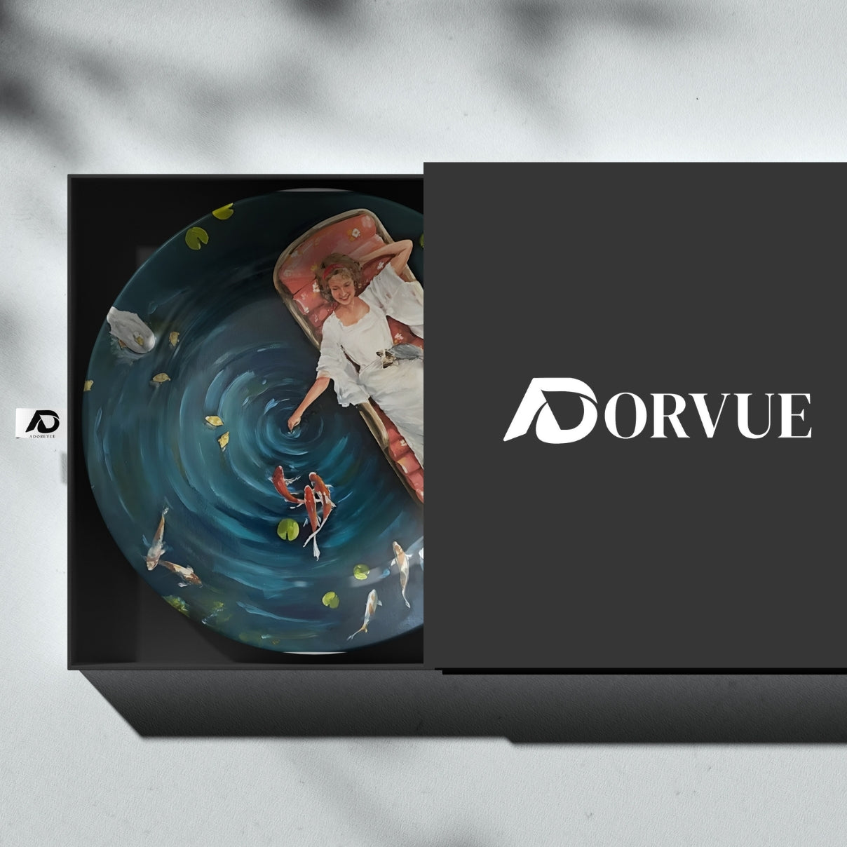 Koi Serenity Water Garden Dreams Decorative Wall Plate