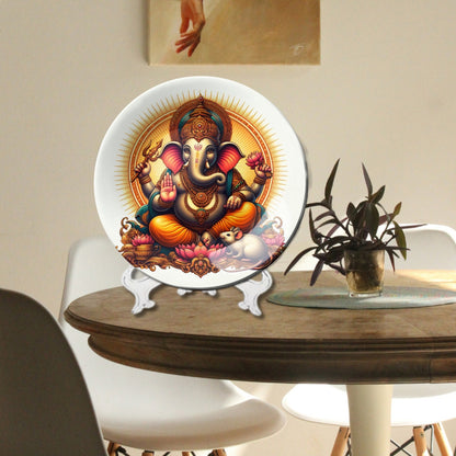 Lord Ganesha Decorative Wall Plate