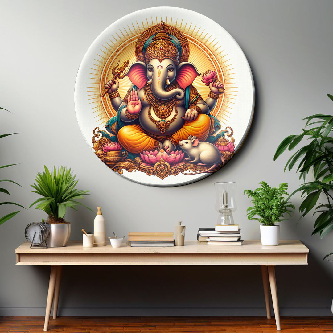 Lord Ganesha Decorative Wall Plate