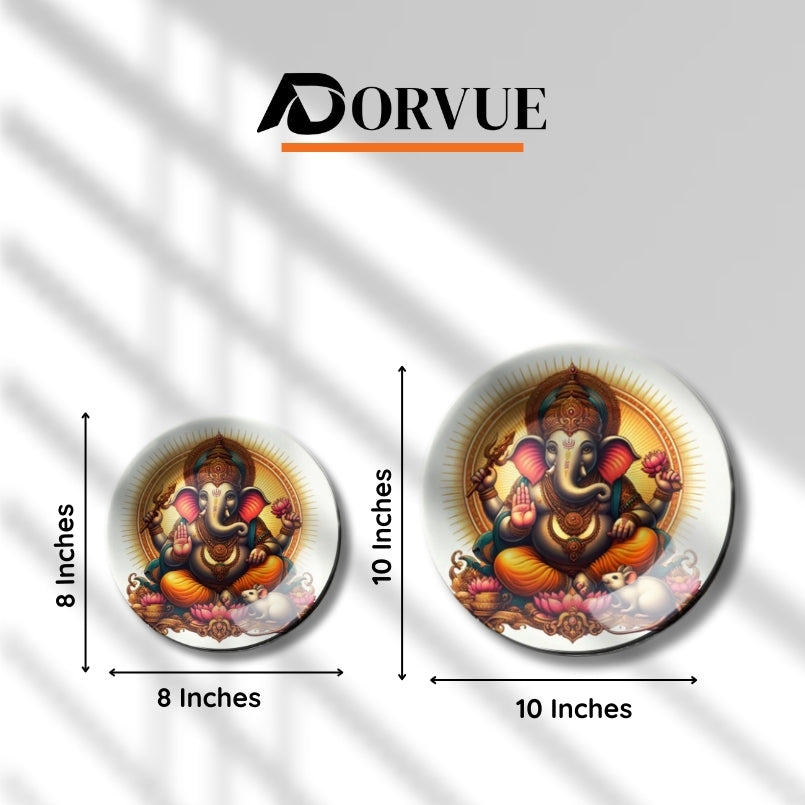 Lord Ganesha Decorative Wall Plate