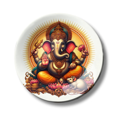 Lord Ganesha Decorative Wall Plate
