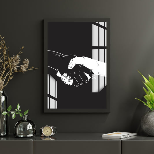 Unspoken Bond Metal Print With or Without Frame Wall Art