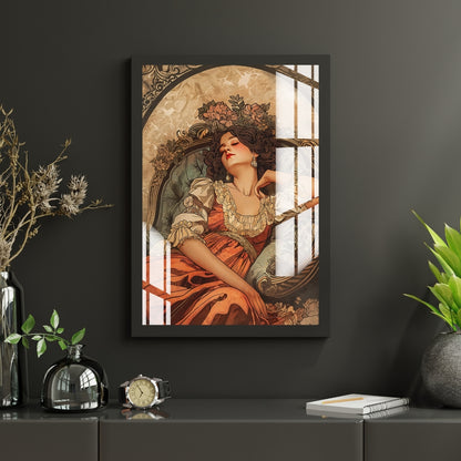 Queen of Elegance Metal Print With or Without Frame Wall Art