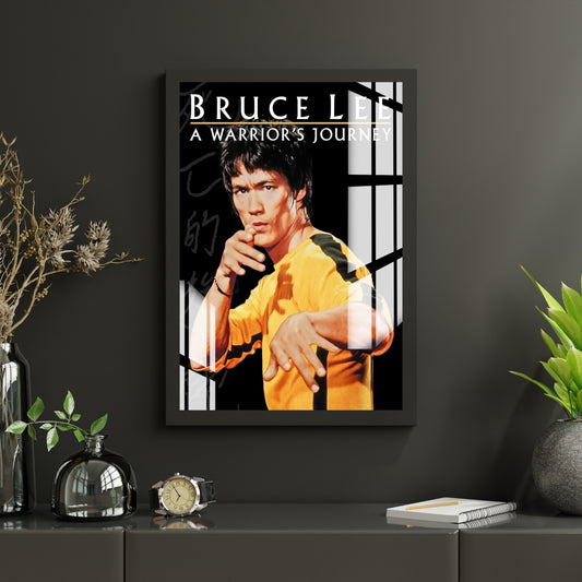 Warrior’s Journey Bruce Lee Metal Print With or Without Frame Wall Art
