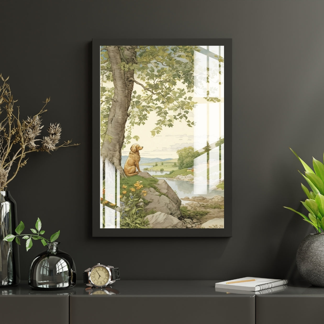 The Little Observer Metal Print With or Without Frame Wall Art