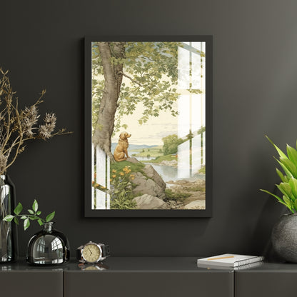 The Little Observer Metal Print With or Without Frame Wall Art