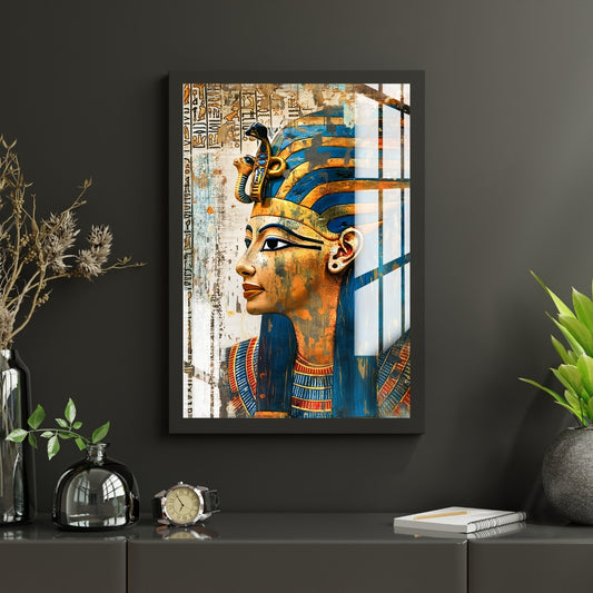 Queen of the Nile Metal Print With or Without Frame Wall Art