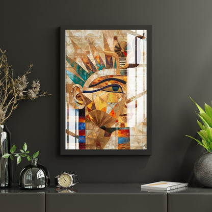 Eternal Nile Gaze Metal Print With or Without Frame Wall Art