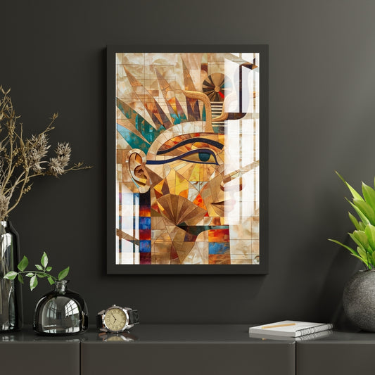Eternal Nile Gaze Metal Print With or Without Frame Wall Art