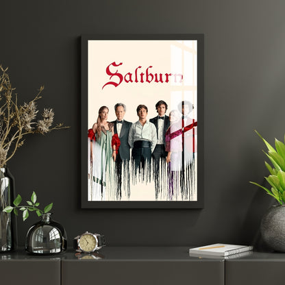 Saltburn Society Metal Print With or Without Frame Wall Art