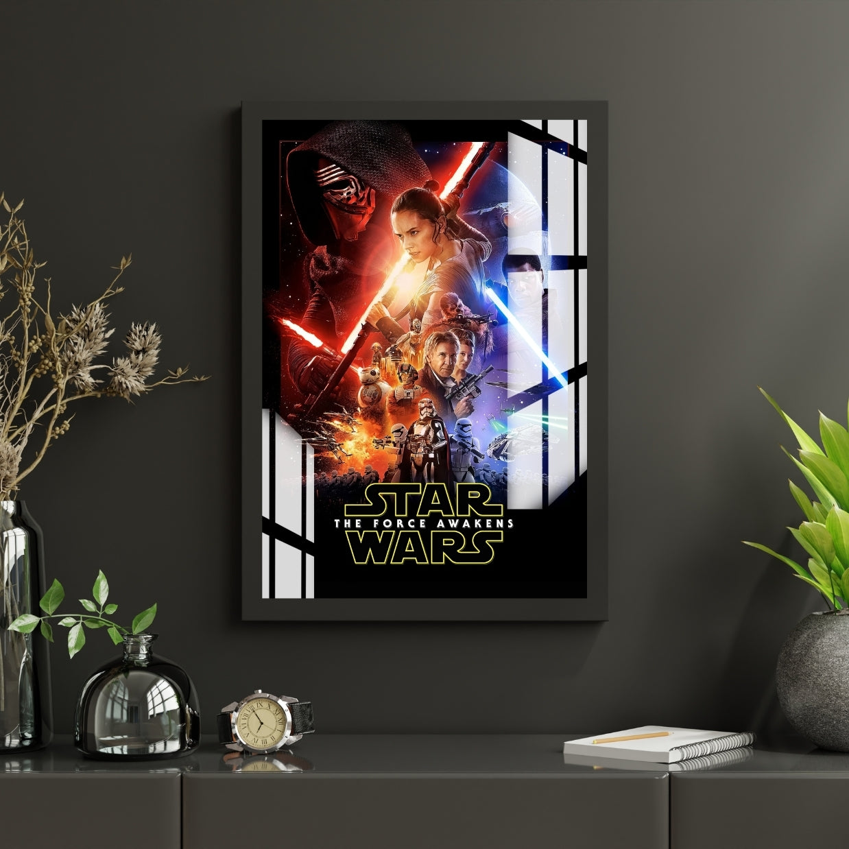 Star Wars Galactic Legends Metal Print With or Without Frame Wall Art