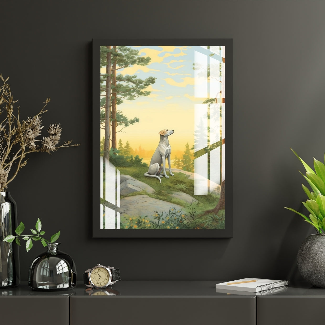 Guardian of the Morning Metal Print With or Without Frame Wall Art