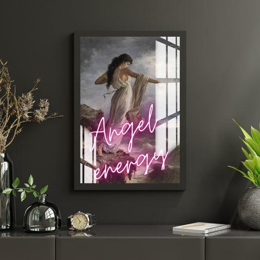 Angel Energy Metal Print With or Without Frame Wall Art