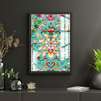 Royal Bloom Metal Print With or Without Frame Wall Art
