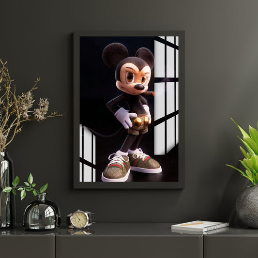 Urban Rebel Mouse Metal Print With or Without Frame Wall Art