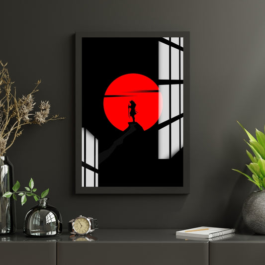 Shadow of the Rising Sun Metal Print With or Without Frame Wall Art
