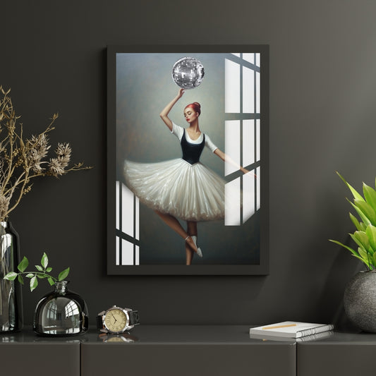Ballet Grace in Motion Metal Print With or Without Frame Wall Art