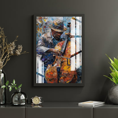 Soul of the Strings Metal Print With or Without Frame Wall Art