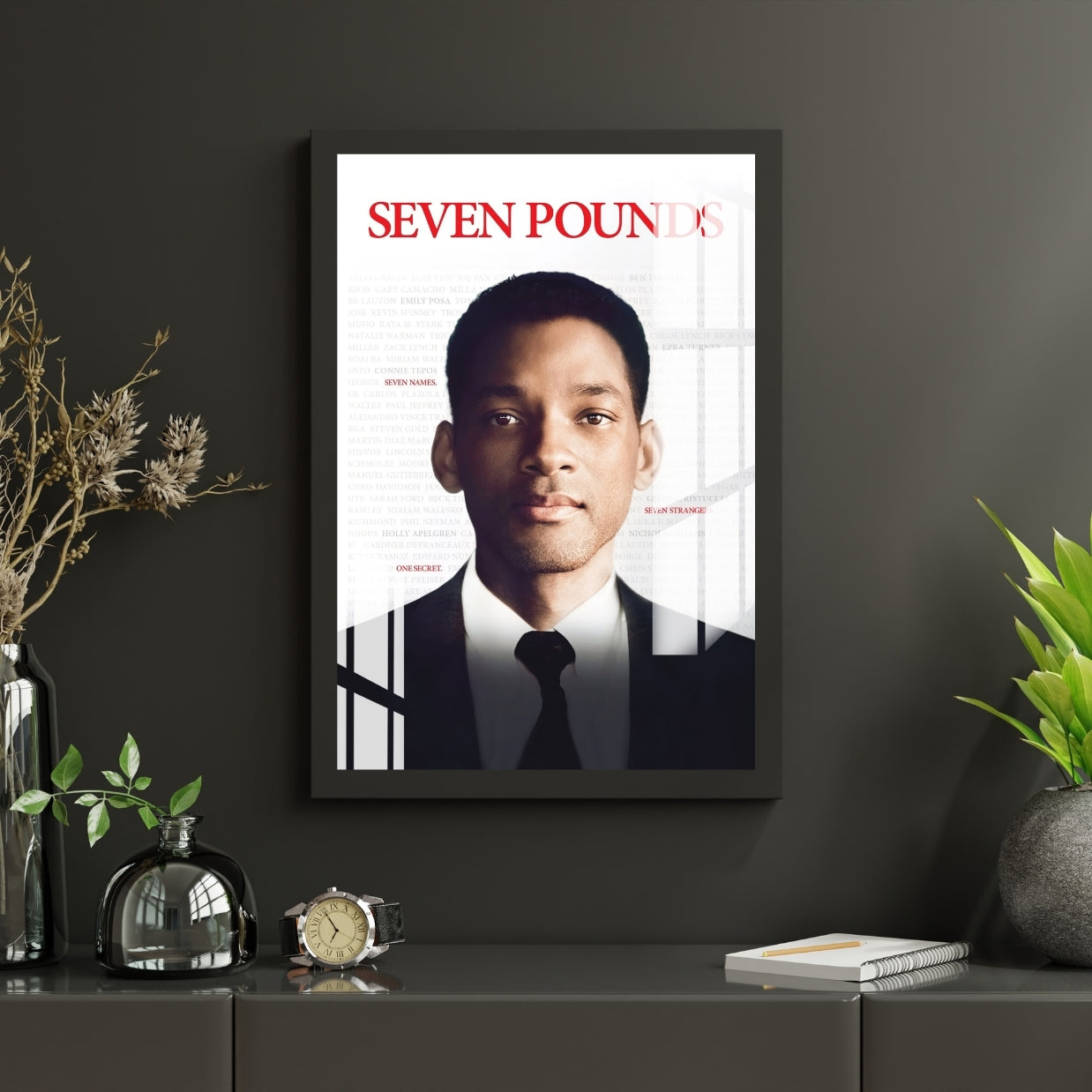 Seven Pounds Legacy Metal Print With or Without Frame Wall Art