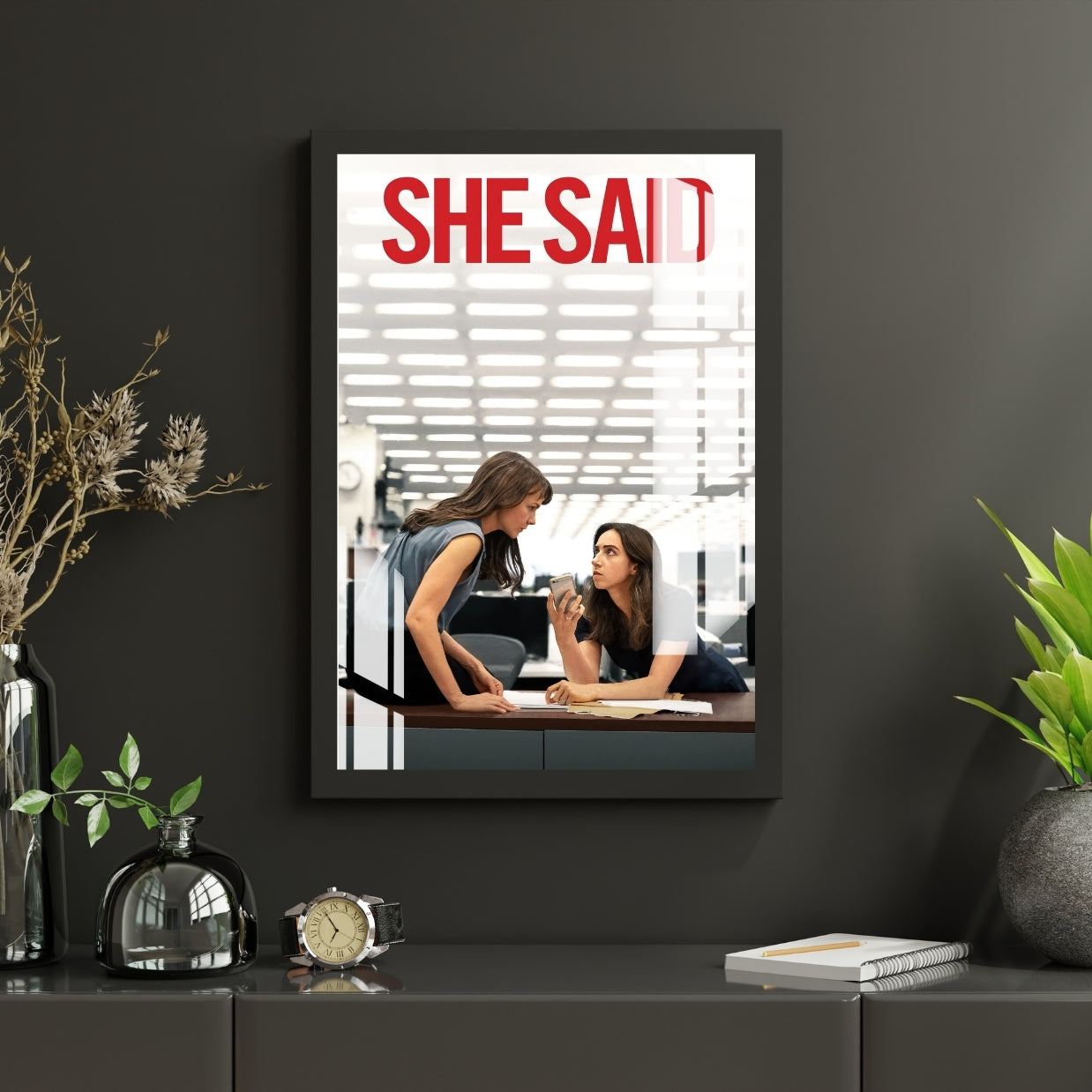 She Said It All Metal Print With or Without Frame Wall Art