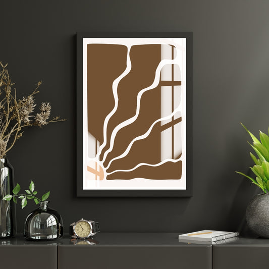 Earth Flow Metal Print With or Without Frame Wall Art