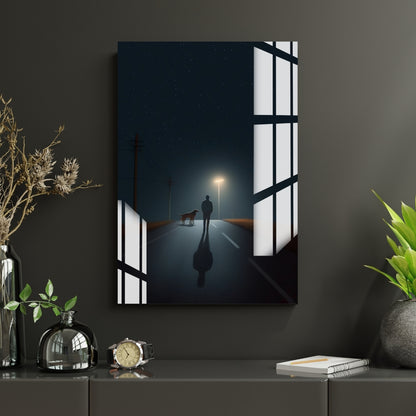 Midnight Journey Metal Print With or Without Frame Wall Art