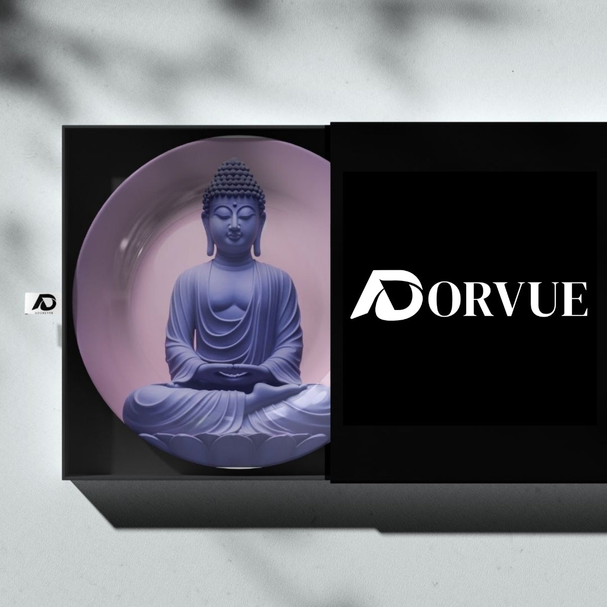 Meditating Buddha Decorative Wall Plate