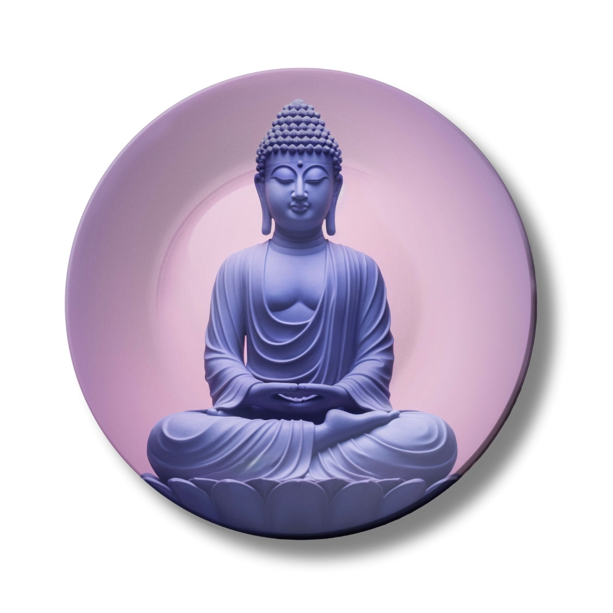Meditating Buddha Decorative Wall Plate