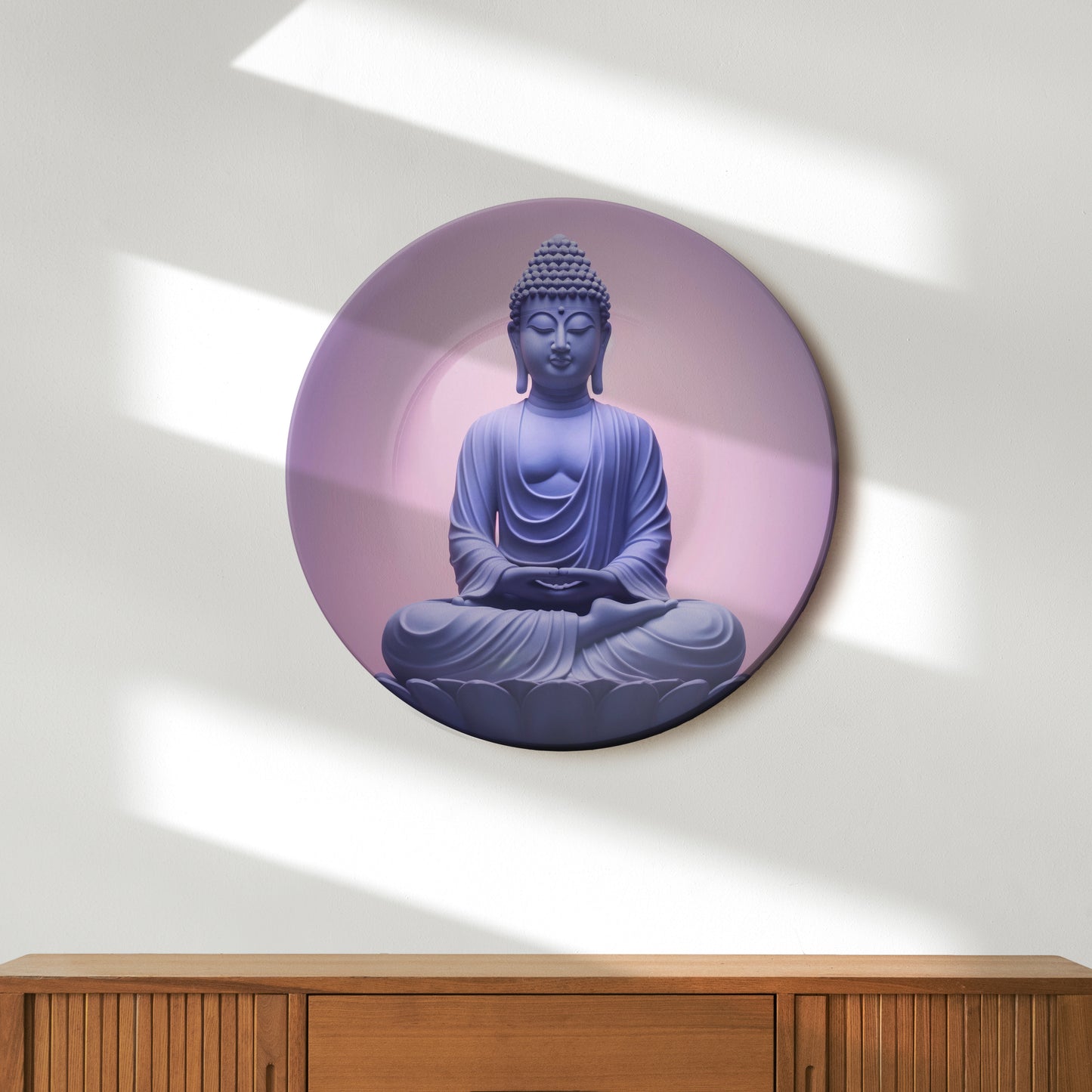 Meditating Buddha Decorative Wall Plate
