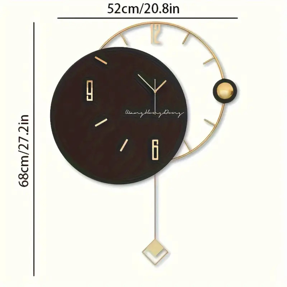 Modern Metal Wall Clock