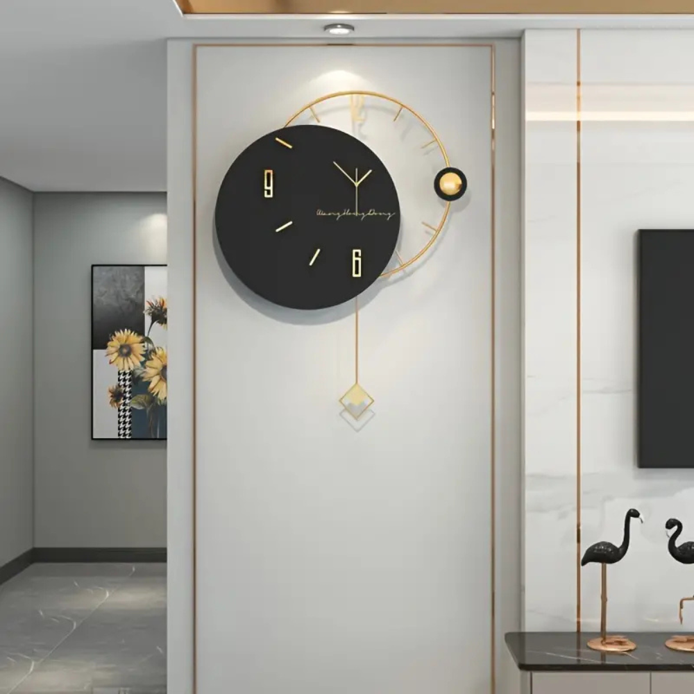 Modern Metal Wall Clock