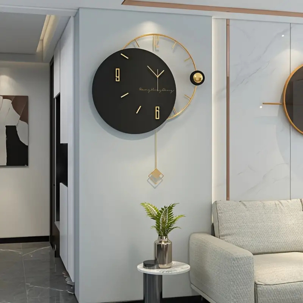 Modern Metal Wall Clock