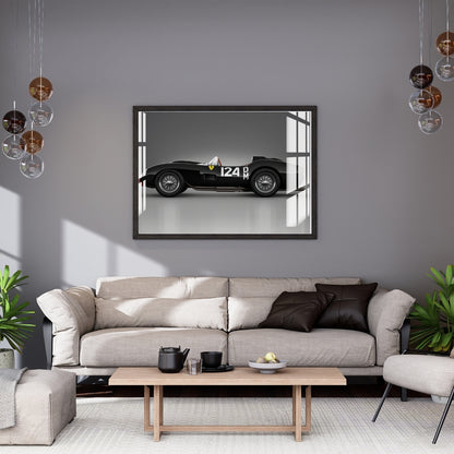 Midnight Racer Legacy Metal Print With or Without Frame Wall Art
