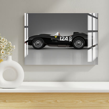 Midnight Racer Legacy Metal Print With or Without Frame Wall Art