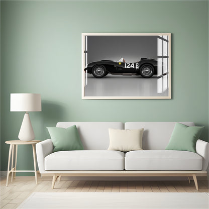 Midnight Racer Legacy Metal Print With or Without Frame Wall Art