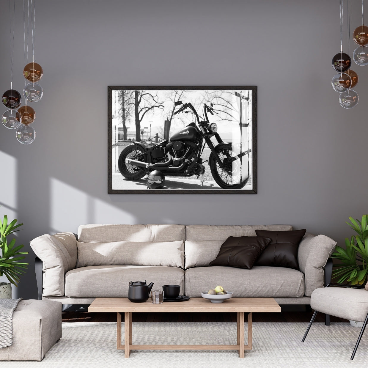 Midnight Rebel Ride Metal Print With or Without Frame Wall Art