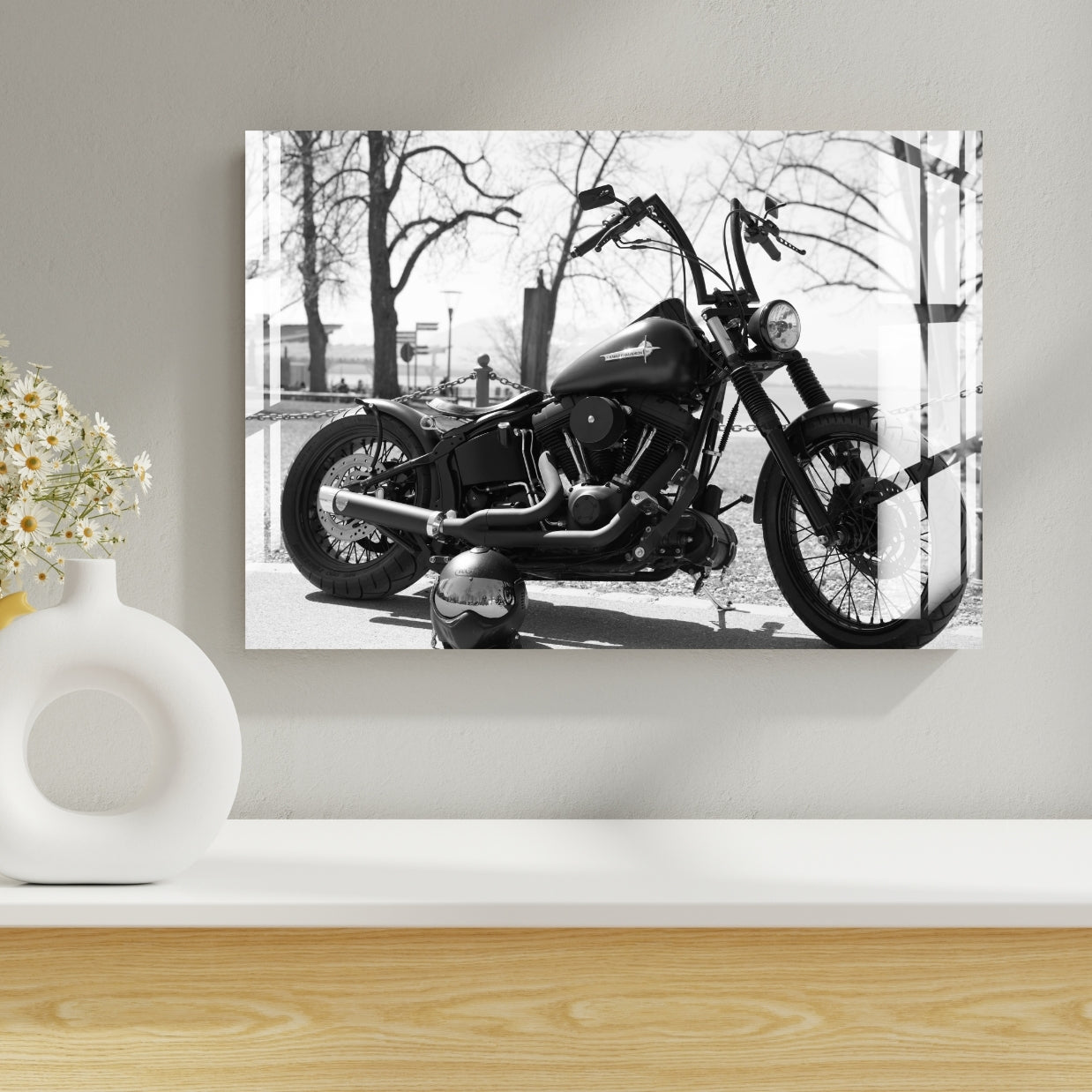 Midnight Rebel Ride Metal Print With or Without Frame Wall Art
