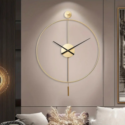 Minimalist Wall Clock With Swing Pendulum